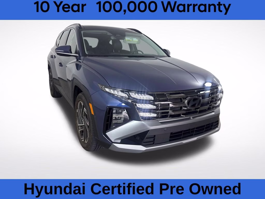2026 Atlantis Blue Hyundai Tucson Limited FWD SUV