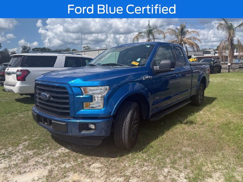 2015 Blue Flame Metallic Ford F-150 XLT RWD Truck