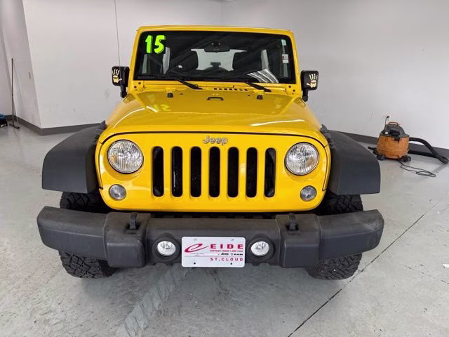 2015 Baja Yellow Clearcoat Jeep Wrangler Unlimited Sport 4X4 SUV