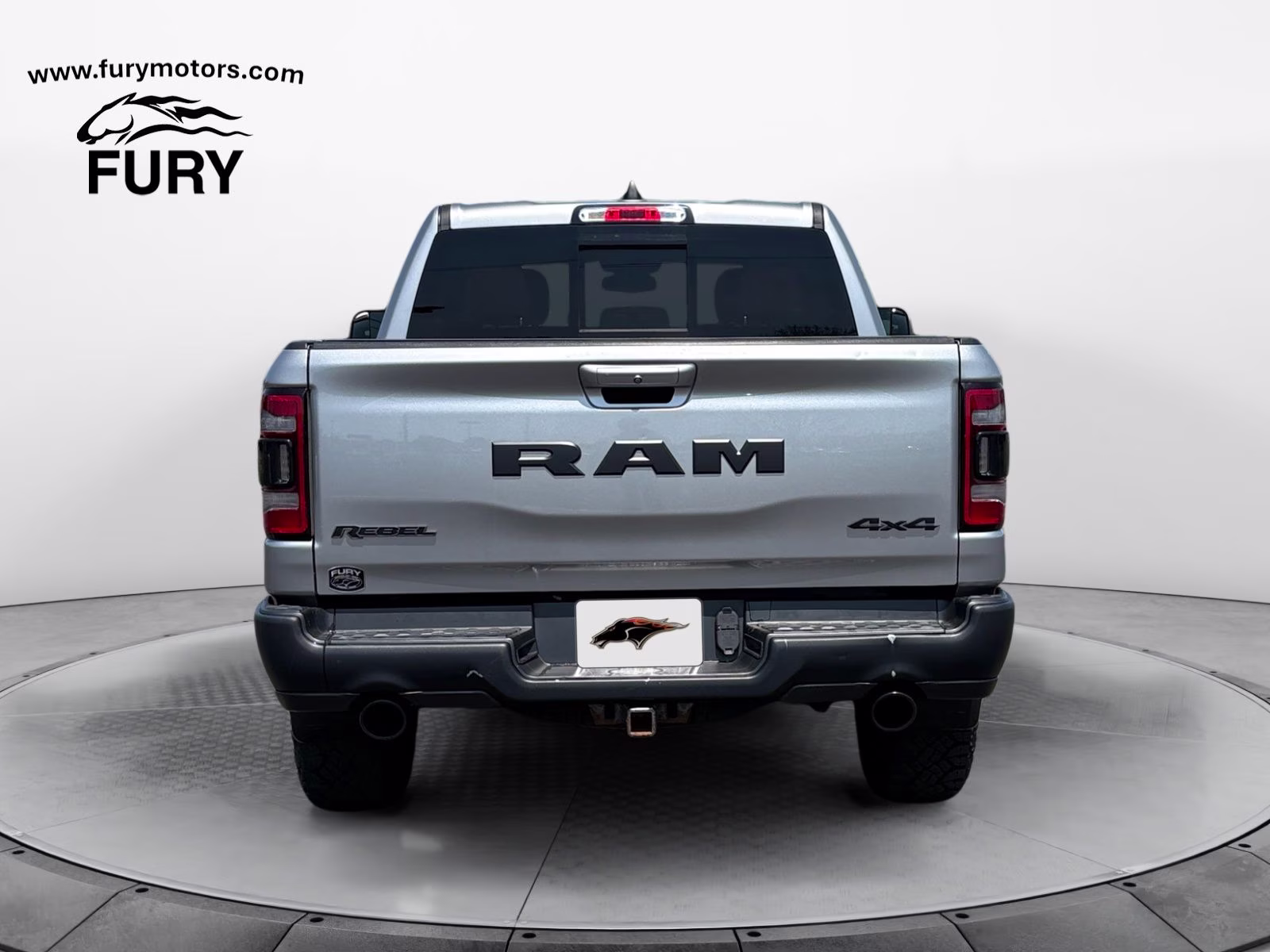 2019 Billet Silver Metallic Clearcoat Ram 1500 Rebel 4X4 Truck