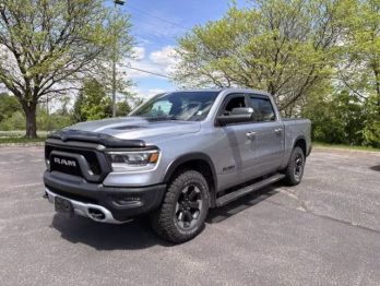 2019 Billet Silver Metallic Clearcoat Ram 1500 Rebel 4X4 Truck
