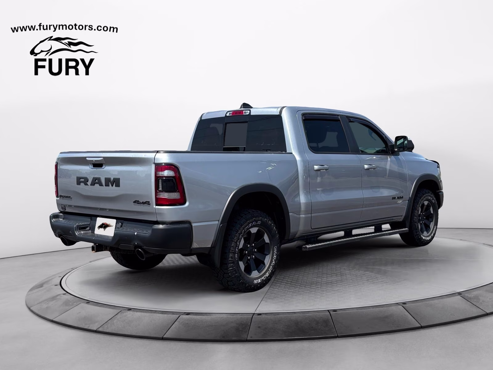 2019 Billet Silver Metallic Clearcoat Ram 1500 Rebel 4X4 Truck