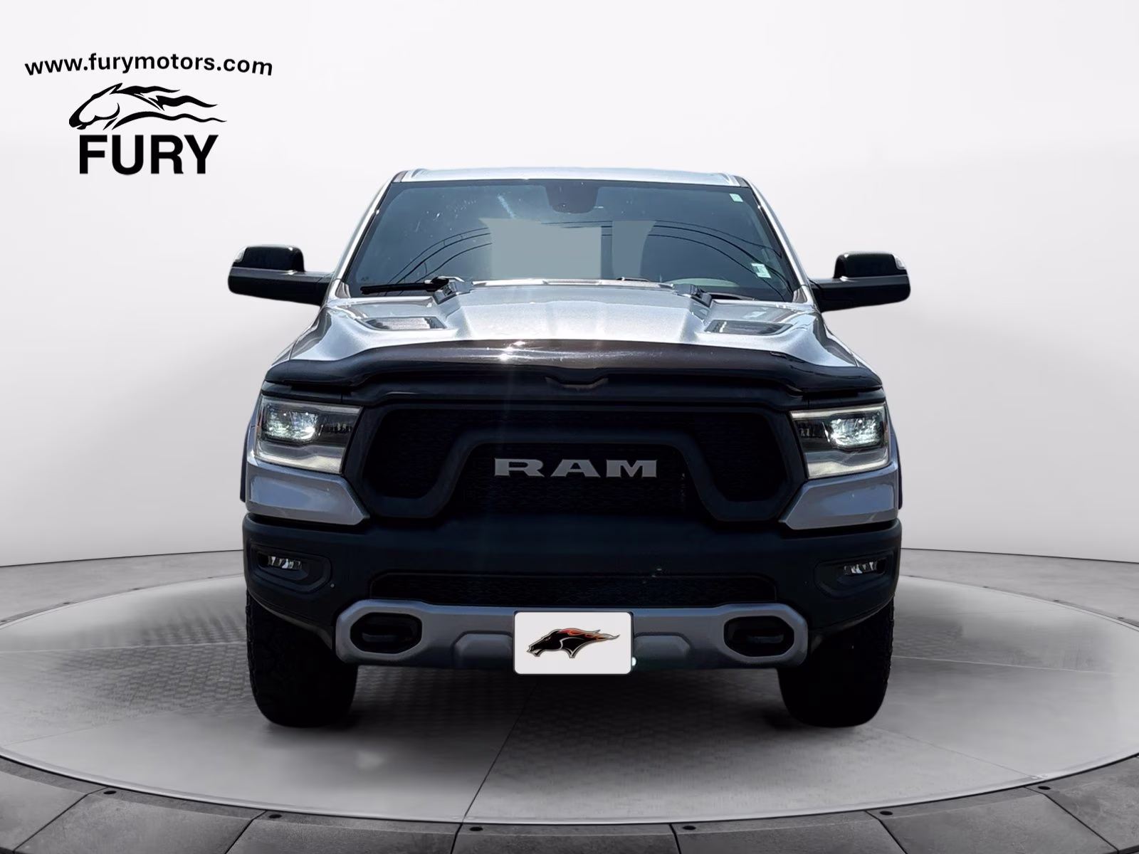 2019 Billet Silver Metallic Clearcoat Ram 1500 Rebel 4X4 Truck
