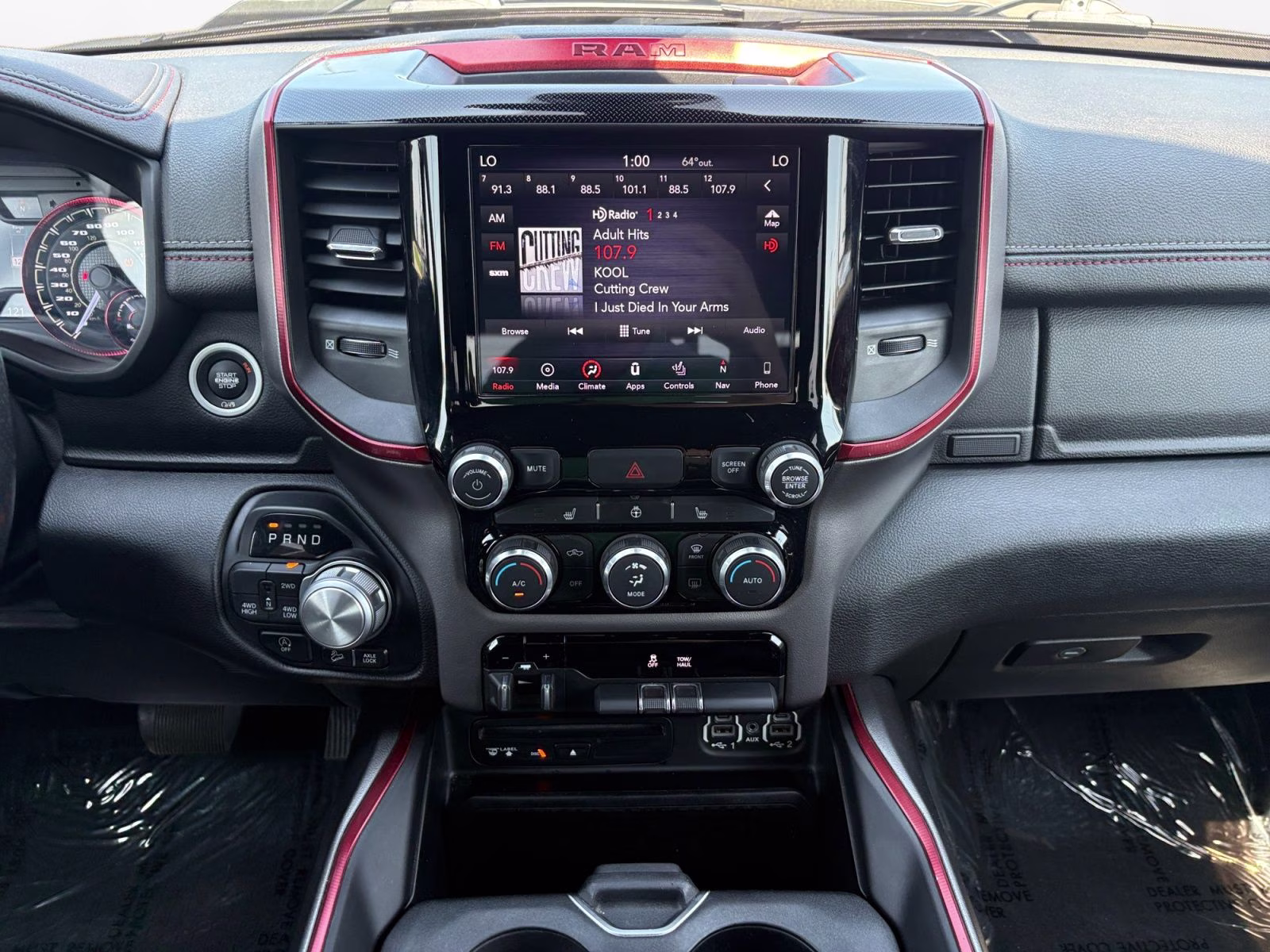 2019 Billet Silver Metallic Clearcoat Ram 1500 Rebel 4X4 Truck