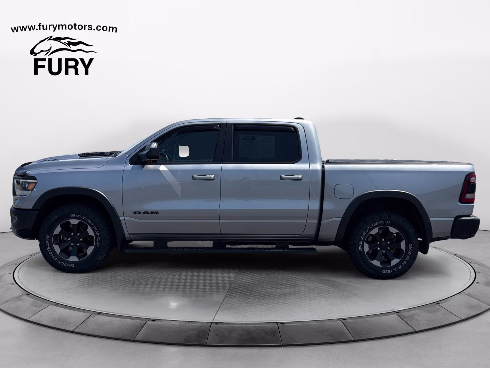 2019 Billet Silver Metallic Clearcoat Ram 1500 Rebel 4X4 Truck