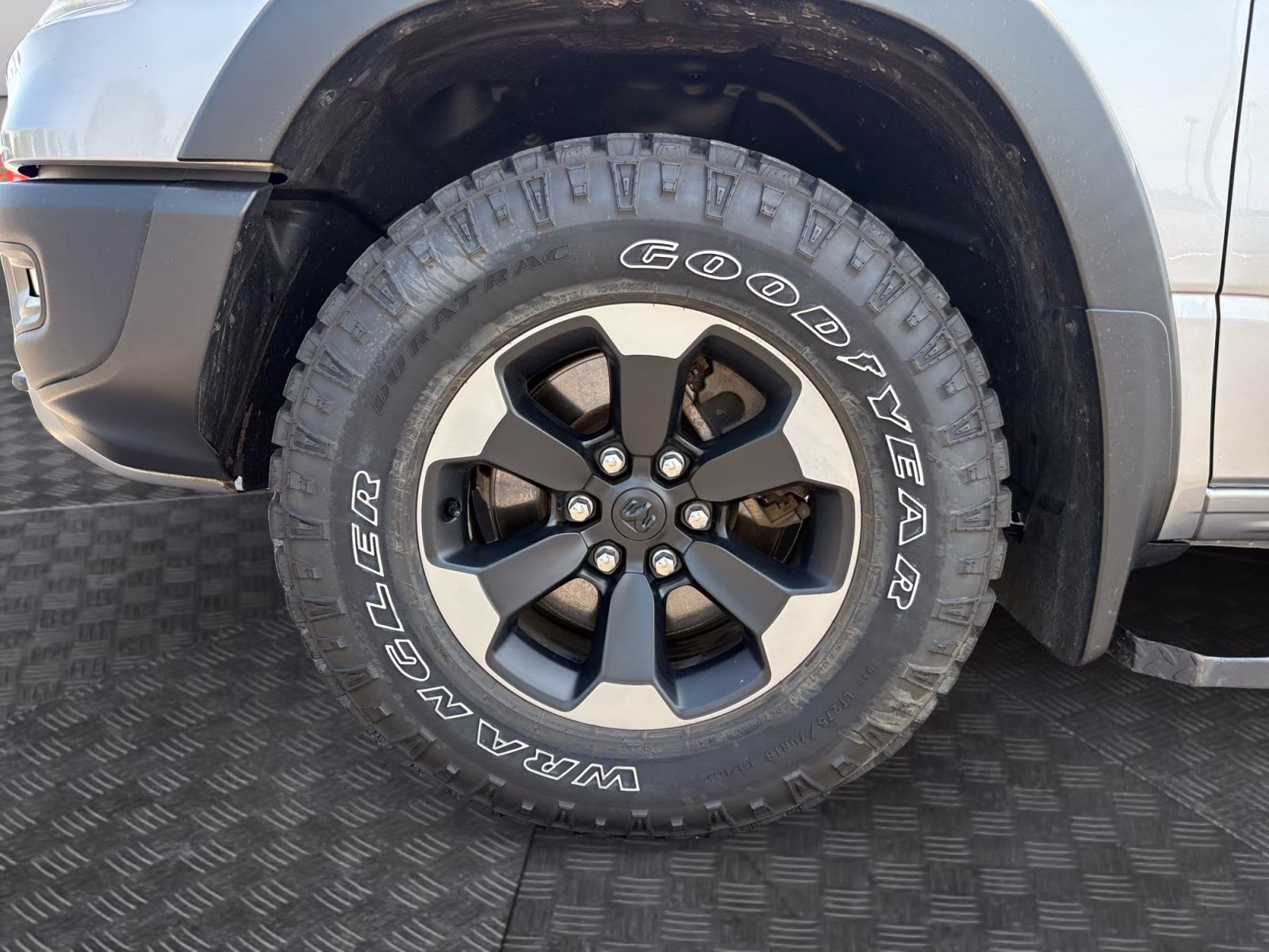 2019 Billet Silver Metallic Clearcoat Ram 1500 Rebel 4X4 Truck