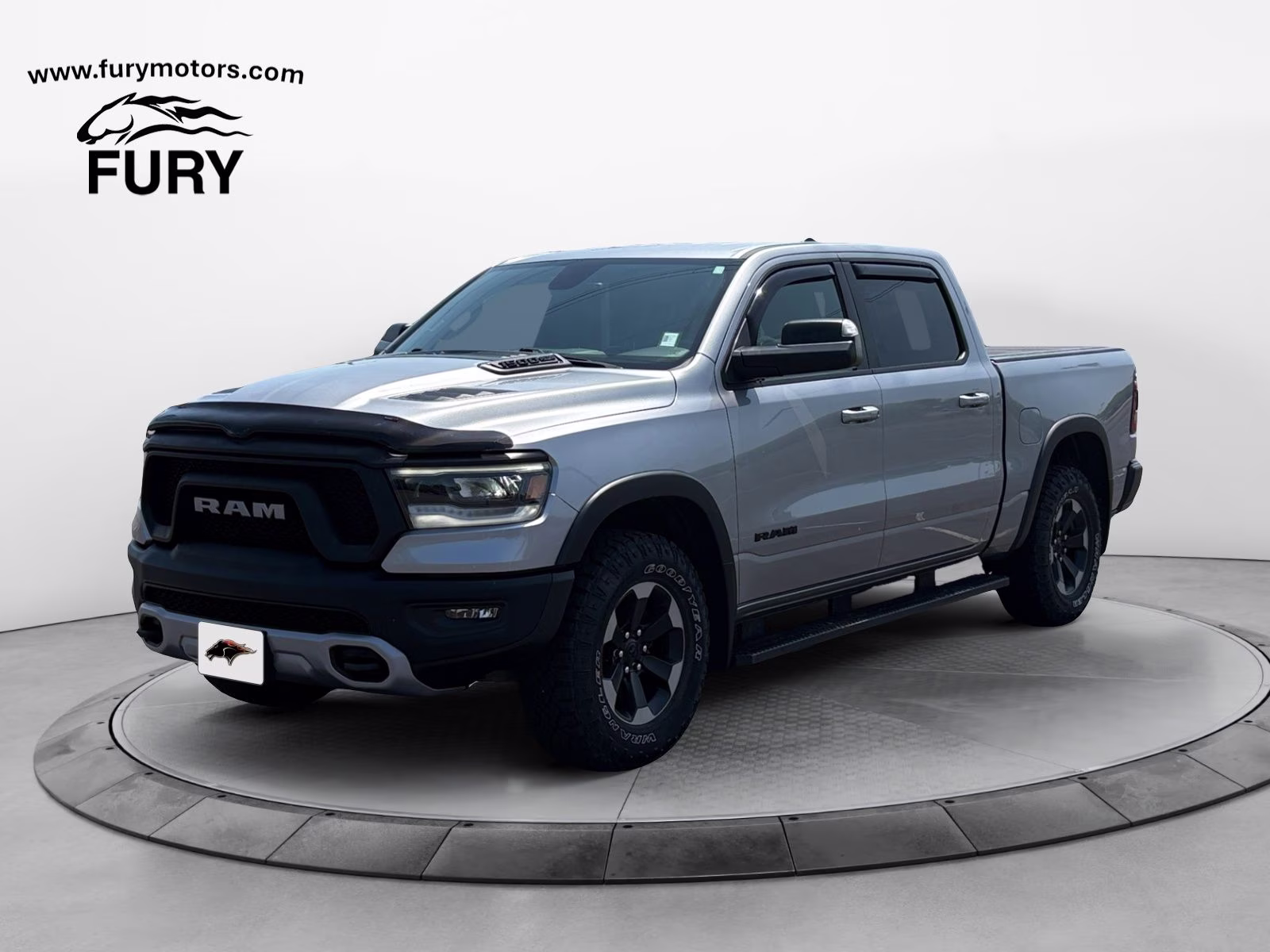 2019 Billet Silver Metallic Clearcoat Ram 1500 Rebel 4X4 Truck