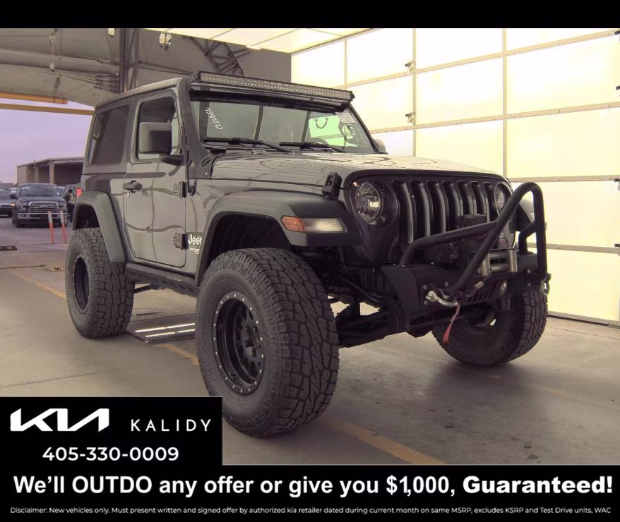 2018 Granite Crystal Metallic Clearcoat Jeep Wrangler Sport 4X4 SUV