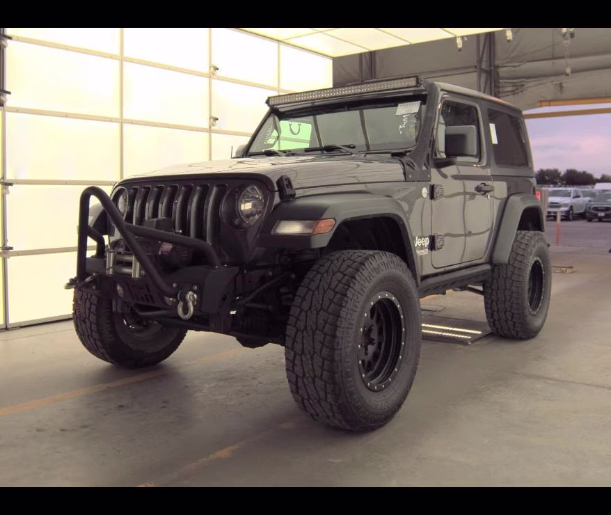 2018 Granite Crystal Metallic Clearcoat Jeep Wrangler Sport 4X4 SUV