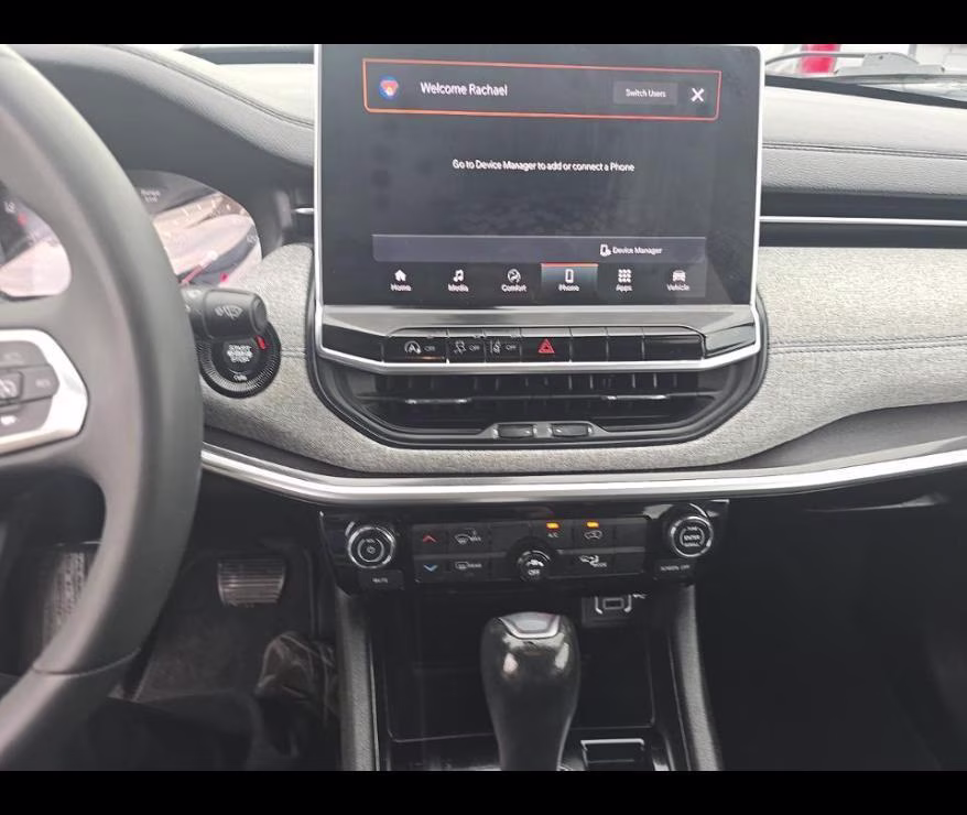 2023 Bright White Clearcoat Jeep Compass Latitude 4X4 SUV