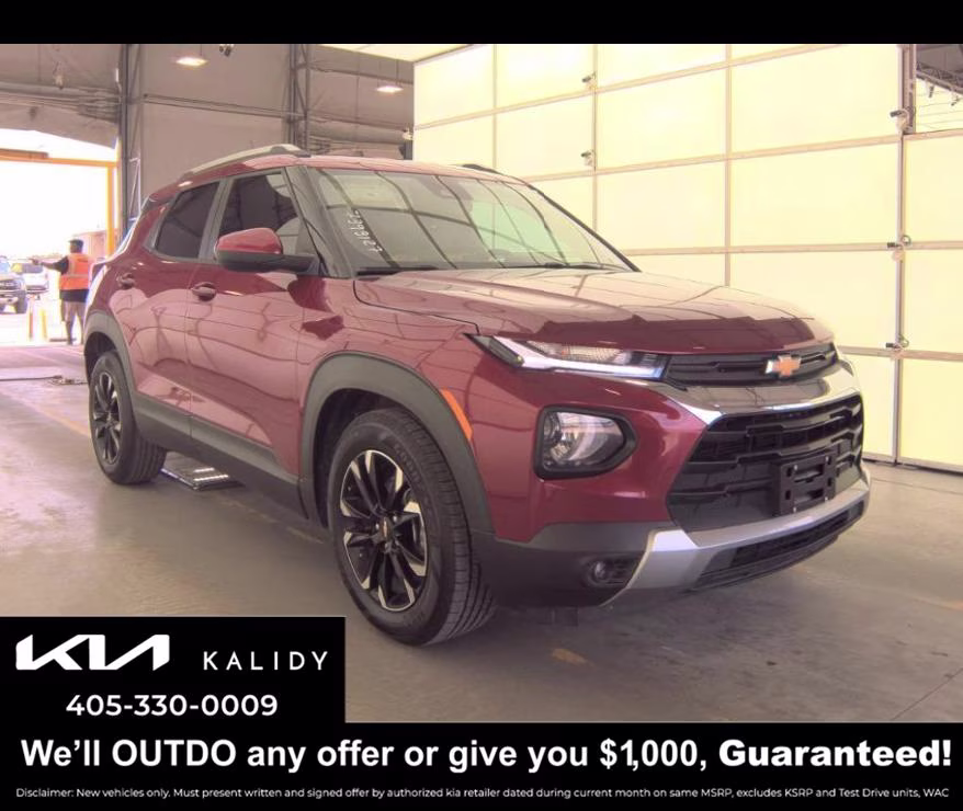 2021 Scarlet Red Metallic Chevrolet Trailblazer LT FWD SUV