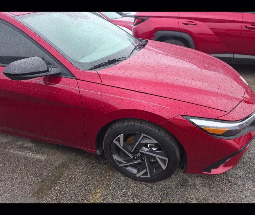 2025 Ultimate Red Hyundai Elantra SEL Sport FWD Sedan