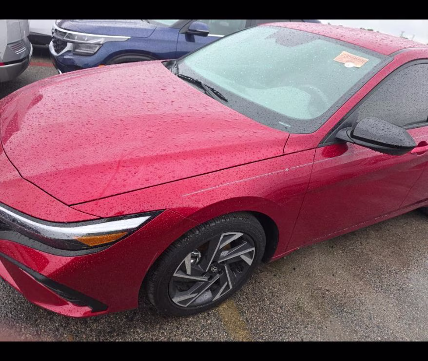 2025 Ultimate Red Hyundai Elantra SEL Sport FWD Sedan