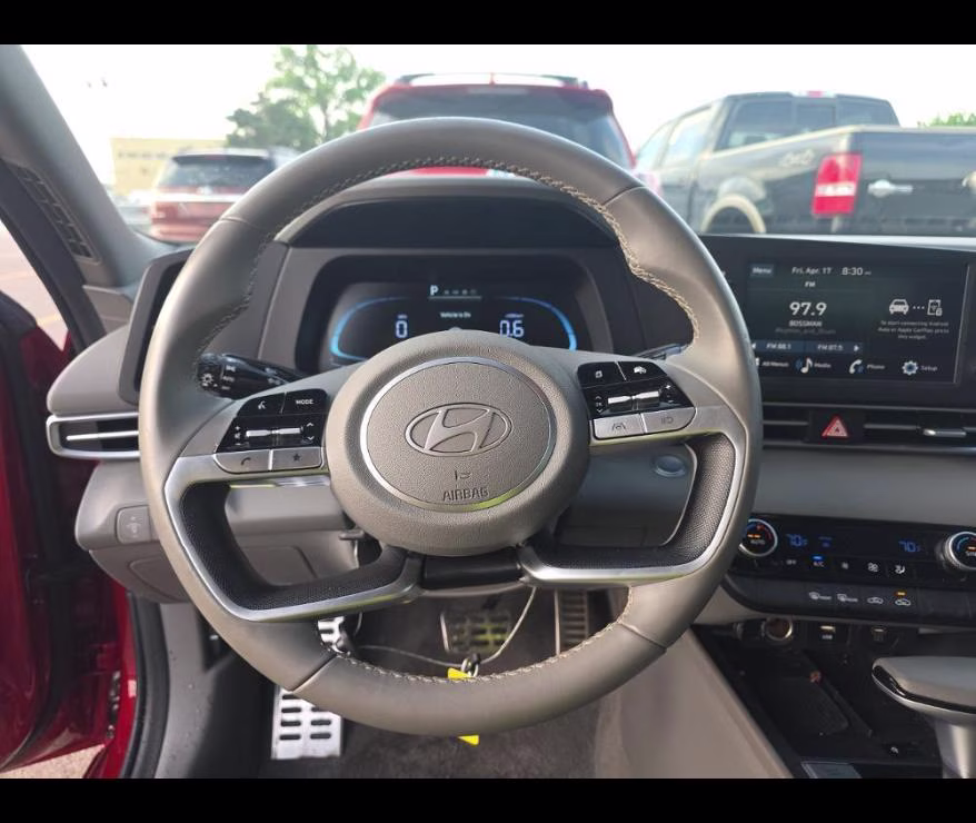 2025 Ultimate Red Hyundai Elantra SEL Sport FWD Sedan