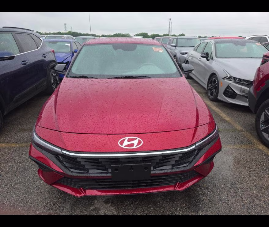 2025 Ultimate Red Hyundai Elantra SEL Sport FWD Sedan