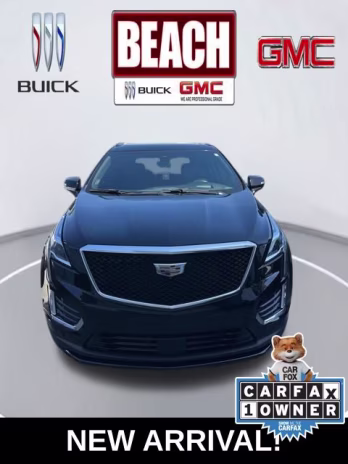 2023 Stellar Black Metallic Cadillac XT5 Sport AWD SUV