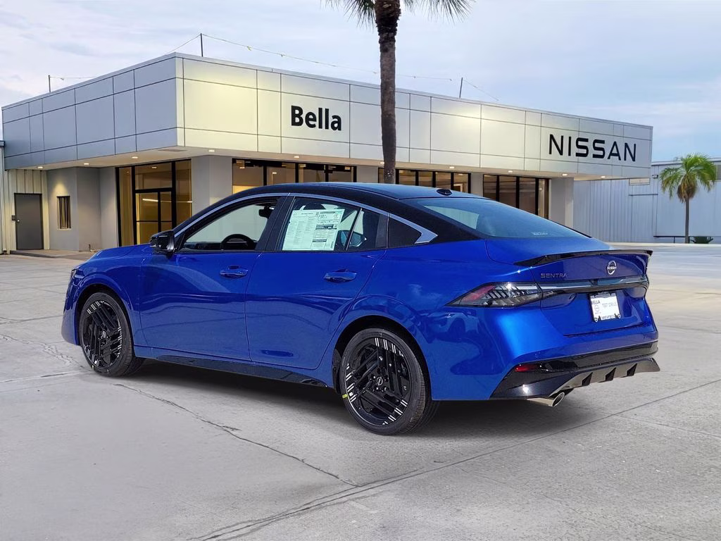 2026 Bluestone Pearl/Super Blk Nissan Sentra SR FWD Sedan