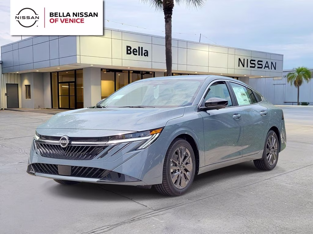 2026 Atlantic Gray Metallic Nissan Sentra SL FWD Sedan