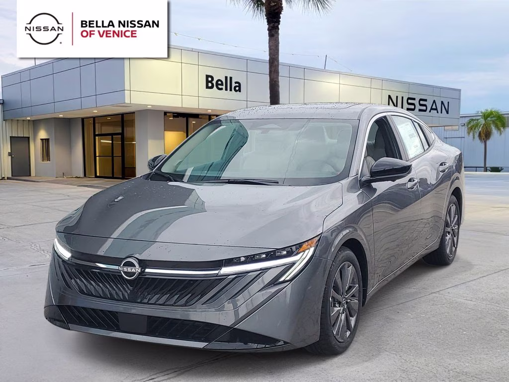 2026 Gun Metallic Nissan Sentra SL FWD Sedan