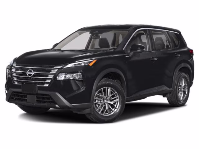 2024 Super Black Nissan Rogue S FWD SUV