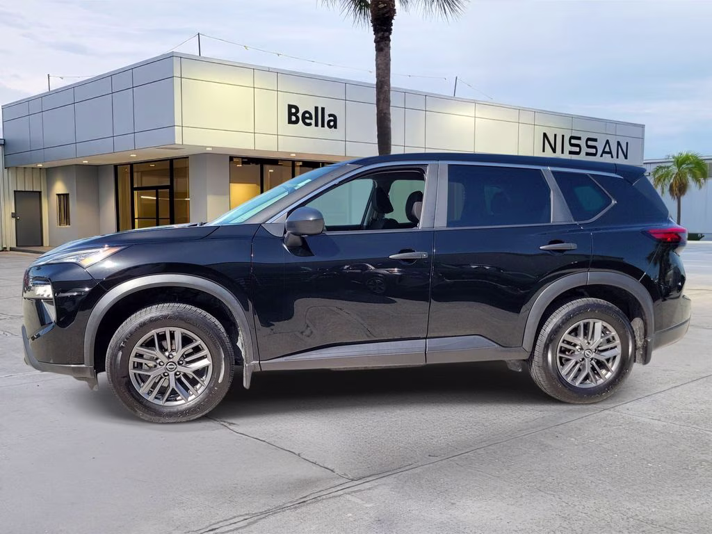 2024 Super Black Nissan Rogue S FWD SUV