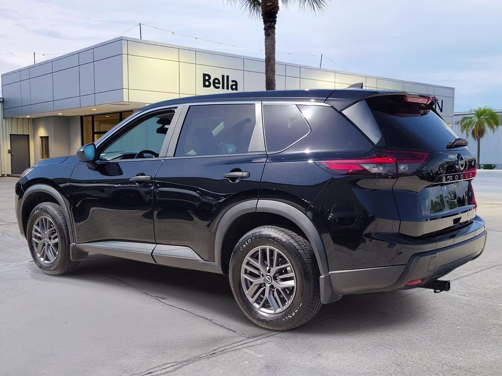 2024 Super Black Nissan Rogue S FWD SUV