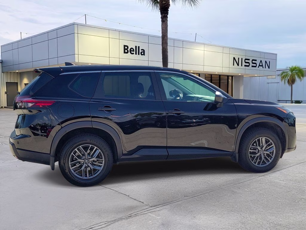 2024 Super Black Nissan Rogue S FWD SUV