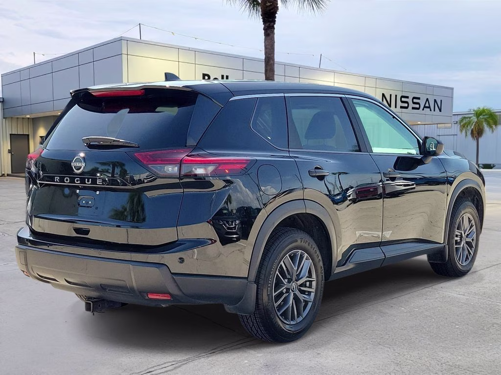2024 Super Black Nissan Rogue S FWD SUV