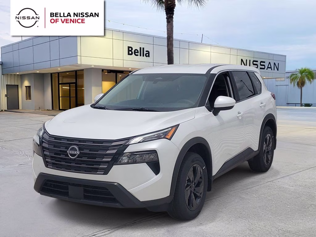 2026 Everest White Pearl Tricoat Nissan Rogue SV AWD SUV