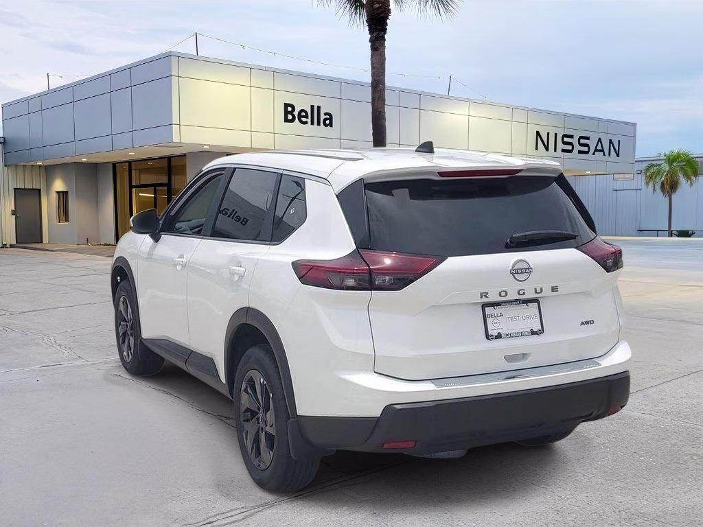 2026 Everest White Pearl Tricoat Nissan Rogue SV AWD SUV