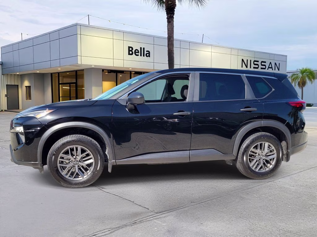 2024 Super Black Nissan Rogue S FWD SUV