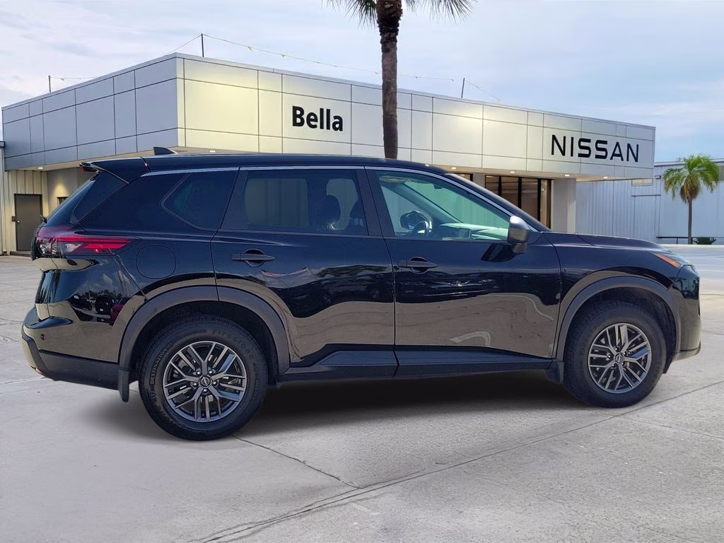 2024 Super Black Nissan Rogue S FWD SUV