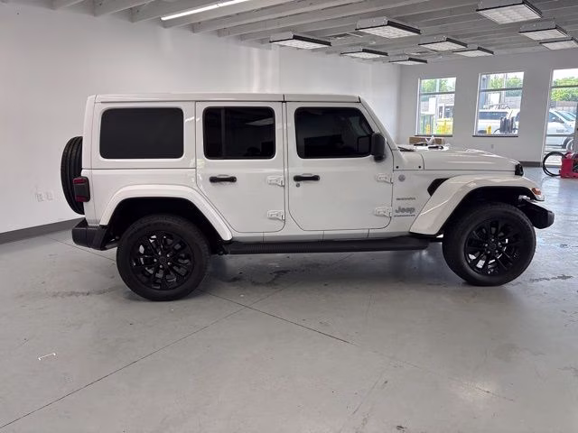 2024 Bright White Clearcoat Jeep Wrangler Sahara 4xe 4X4 SUV
