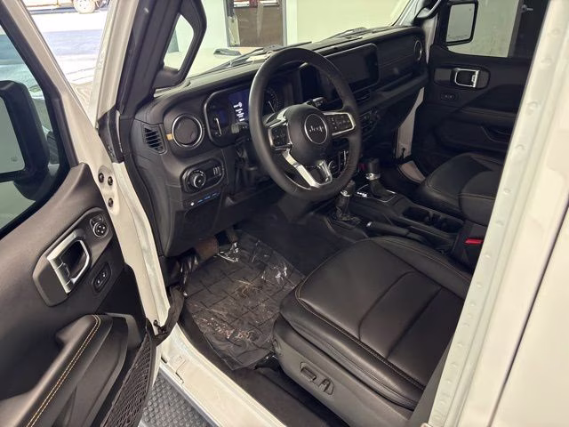 2024 Bright White Clearcoat Jeep Wrangler Sahara 4xe 4X4 SUV