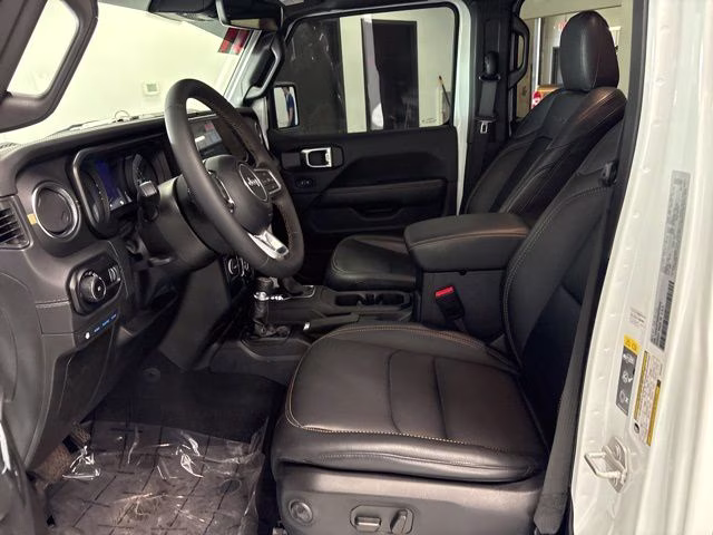 2024 Bright White Clearcoat Jeep Wrangler Sahara 4xe 4X4 SUV
