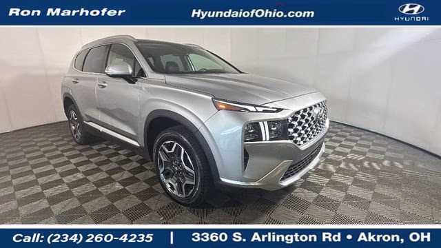 2023 Silver Hyundai Santa Fe Limited AWD SUV