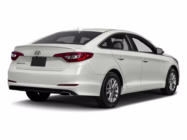 2017 Quartz White Pearl Hyundai Sonata Base FWD Sedan