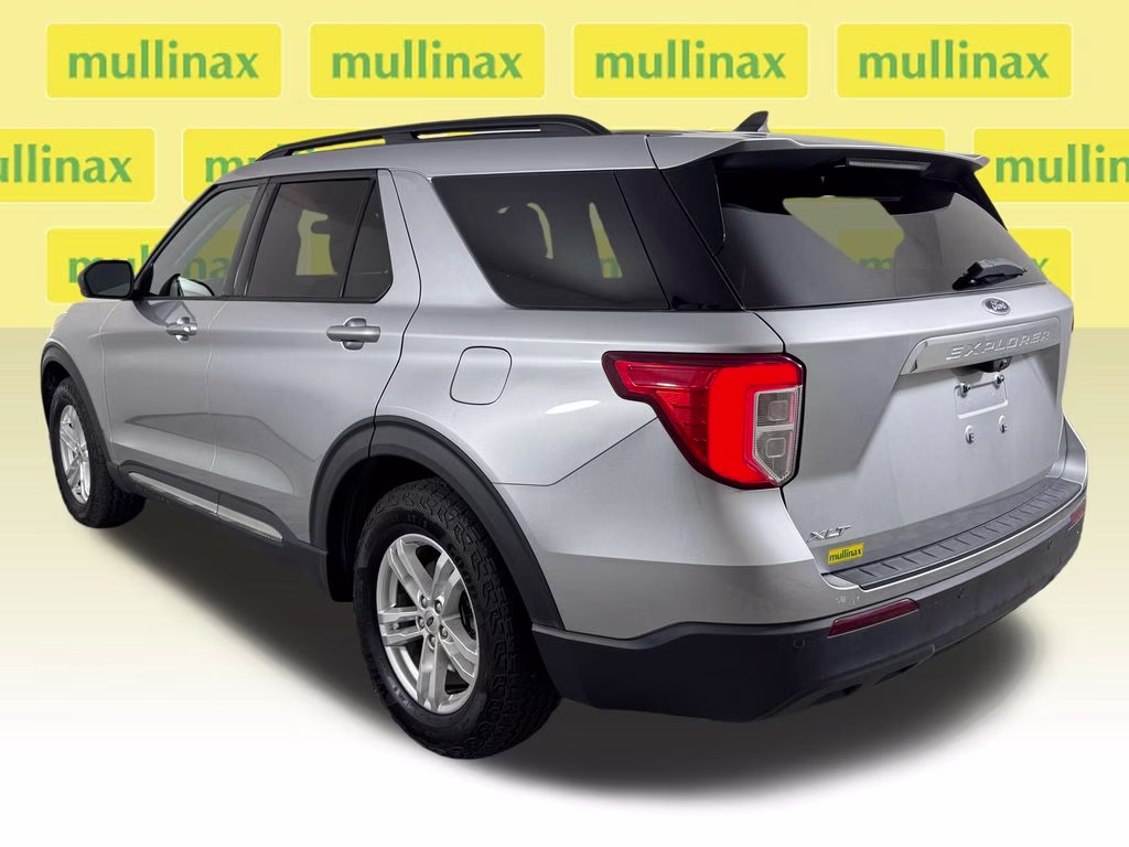 2021 Iconic Silver Metallic Ford Explorer XLT RWD SUV