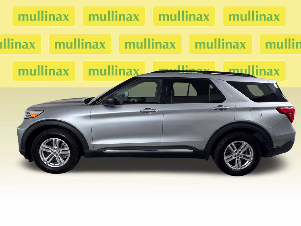 2021 Iconic Silver Metallic Ford Explorer XLT RWD SUV