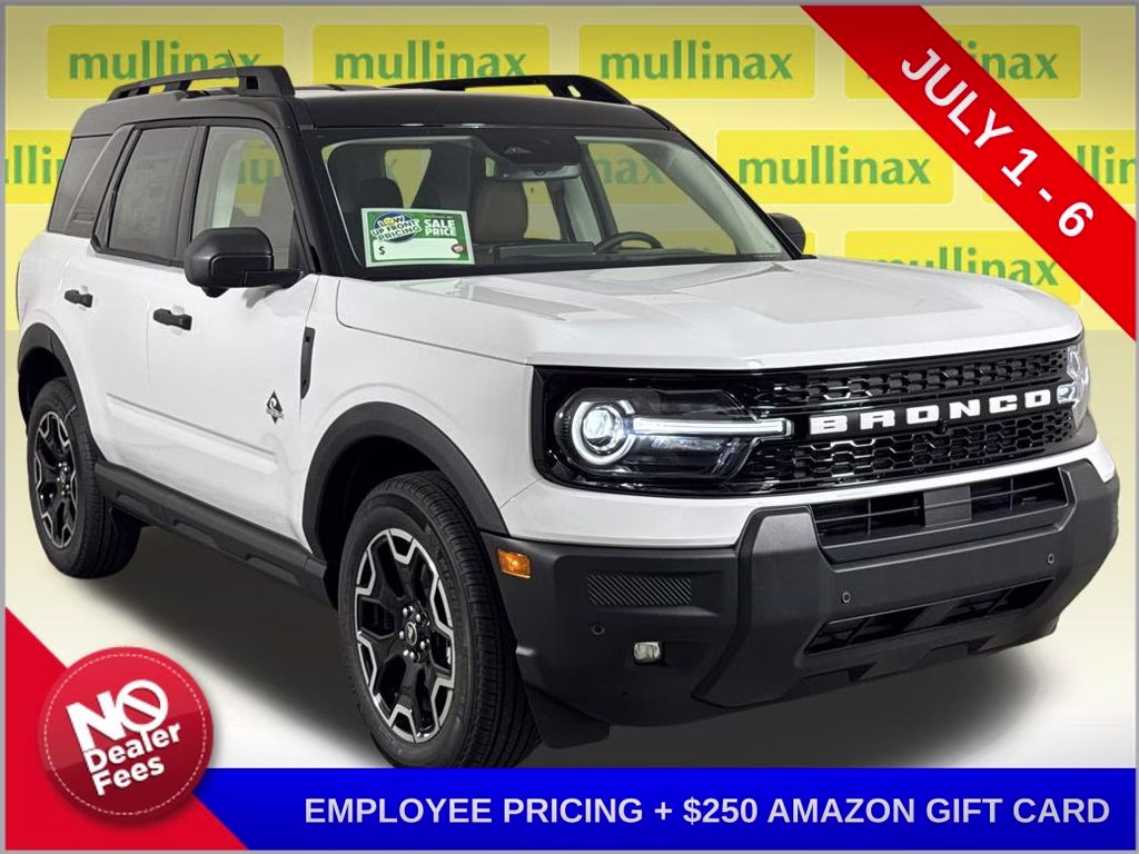2026 Oxford White Ford Bronco Sport Outer Banks 4X4 SUV