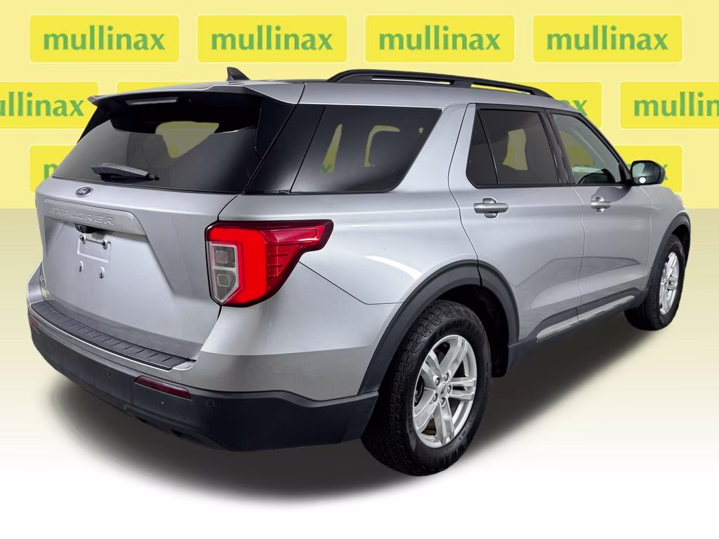 2021 Iconic Silver Metallic Ford Explorer XLT RWD SUV