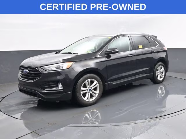 2020 Black Ford Edge SEL AWD SUV