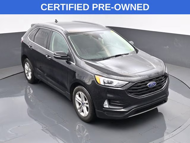 2020 Black Ford Edge SEL AWD SUV