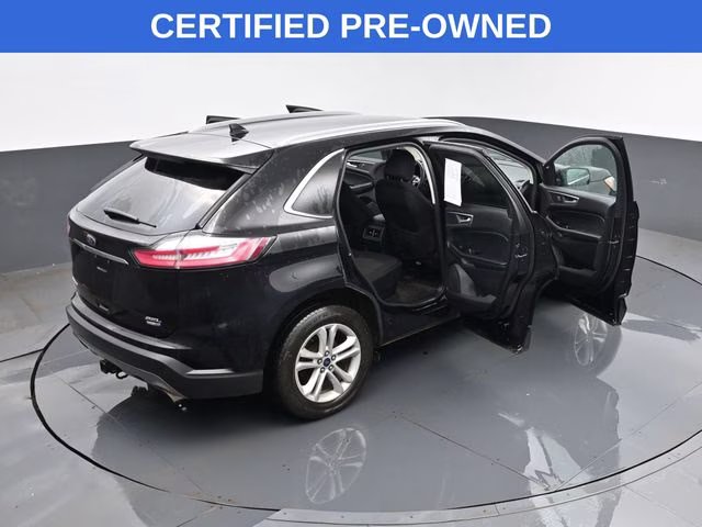 2020 Black Ford Edge SEL AWD SUV