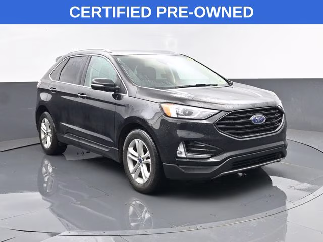 2020 Black Ford Edge SEL AWD SUV
