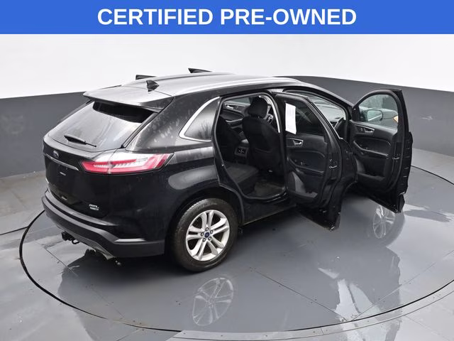 2020 Black Ford Edge SEL AWD SUV