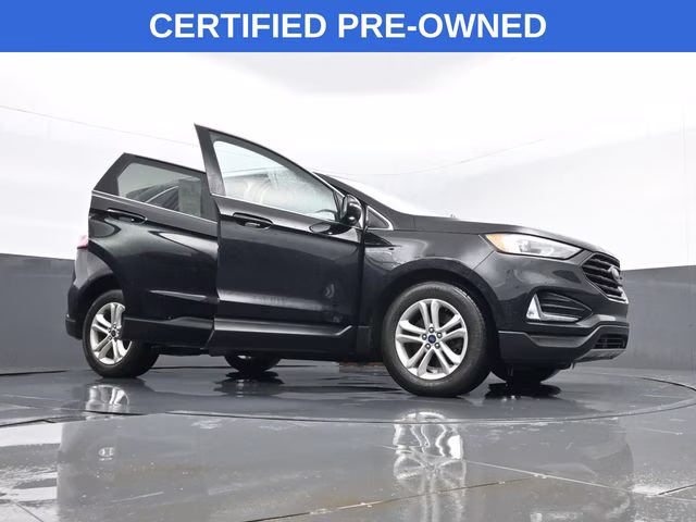 2020 Black Ford Edge SEL AWD SUV
