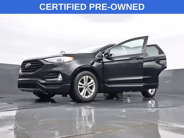 2020 Black Ford Edge SEL AWD SUV