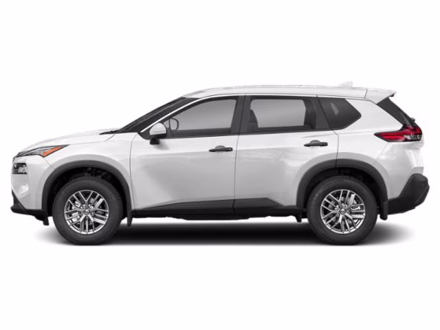 2021 Glacier White Nissan Rogue S FWD SUV