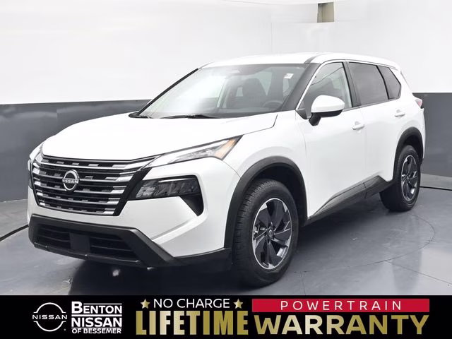 2024 Everest White Pearl Nissan Rogue SV FWD SUV